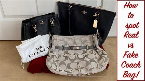 original vs fake coach bag|real coach purse.